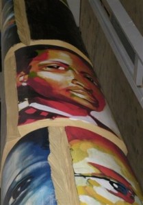 Claude Cauquil Totem pour Saint - Pierre