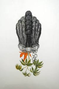 Joscelyn Gardner Créole portraits III Bringing down the flowers