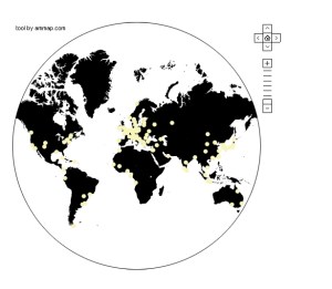 Biennal foundation  Carte des biennales 
