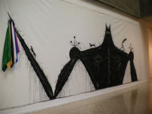 José Bedia ( Cuba) à la Triennale de la Caraïbe