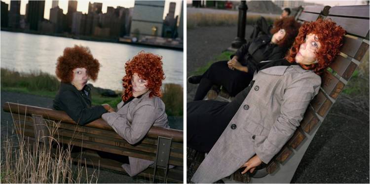 Gantry (Yasmins), de la Serie “Twins & Queens”, fotografía a color, 76x76 cm, 2005-2009