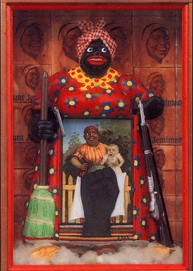 Betye Saar La libération d'Aunt Jemima 1972