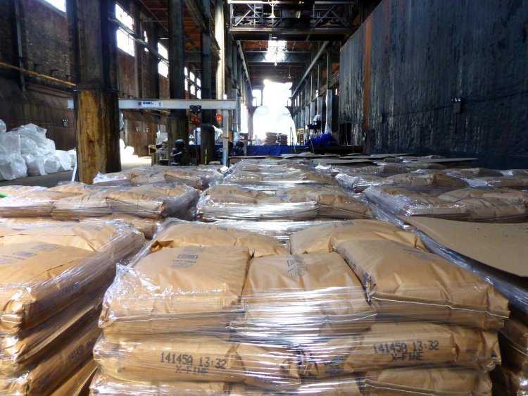 Domino Sugar Factory 76 tonnes de sucre