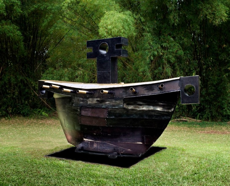 Art contemporain caraïbe Victor Anicet Foudres HSE