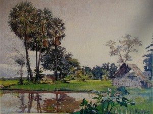 Fig.10 Marc Legauy, paysage lao