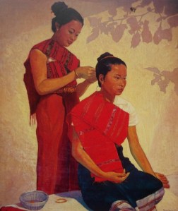 Fig.11. Marc Leguay, femmes se coiffant