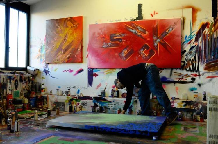 Shuck One, atelier  Courtoisie de l'artiste 