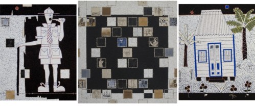 Artist, ISHI, Piece of de Rock, 2006-2008, Mixed Media, 167.6cms x 416.6 cms, Collection the artist, Picture credit, the artist.