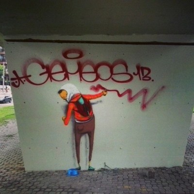 OSGEMEOS, 2013, Rio de Janeiro, photo Matilde dos os Santos