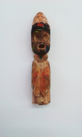 Sans titre (fétiche) Bois tropical d’amazonie 15 x 3 x 3 cm Collection de l’artiste 2008 Photo Scarlett Jesus 