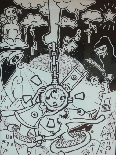 Senw, 2015, 50 x 65 cm, feutre sur papier