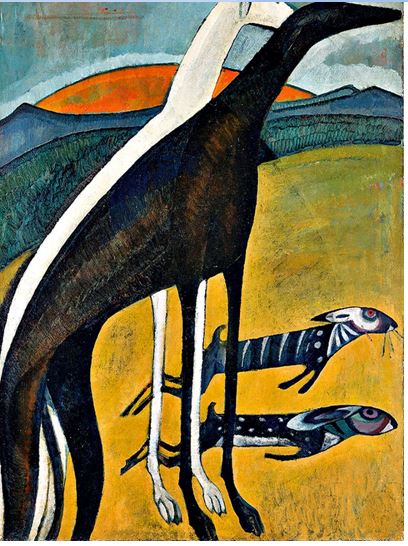Amadeo de Souza, Les lévriers , 1911