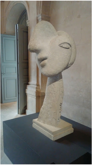 Pablo Picasso, "Tête de femme", 1931-1932, ciment