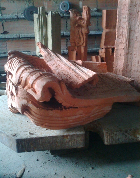  Habdaphai, sans titre, terre de brique, après cuisson , 2013