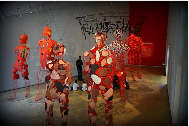 Visite de scolaires photo Mathieu Guerard