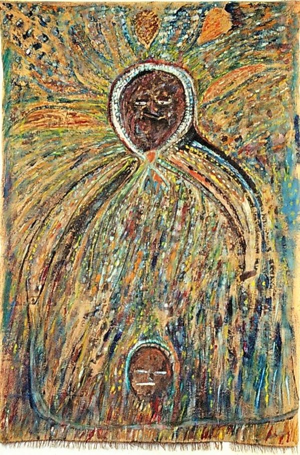 Robert Saint Brice, Sans Titre huile sur toile, collection particulière